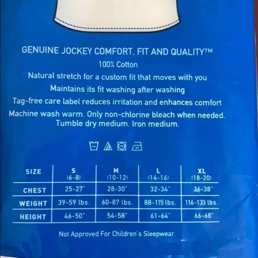 Jockey boys t-shirts with natural stretch set 3